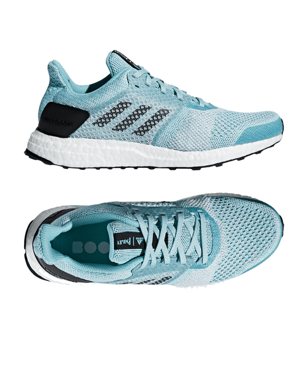 adidas Ultra Boost ST Running Damen Blau Weiss - blau