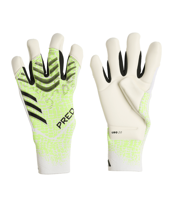 adidas Predator Pro Hybrid Torwarthandschuhe Radiant Blaze Grün