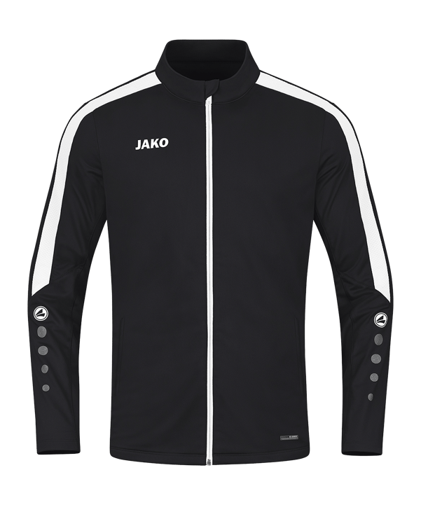 JAKO Power Polyesterjacke Kids Schwarz F800
