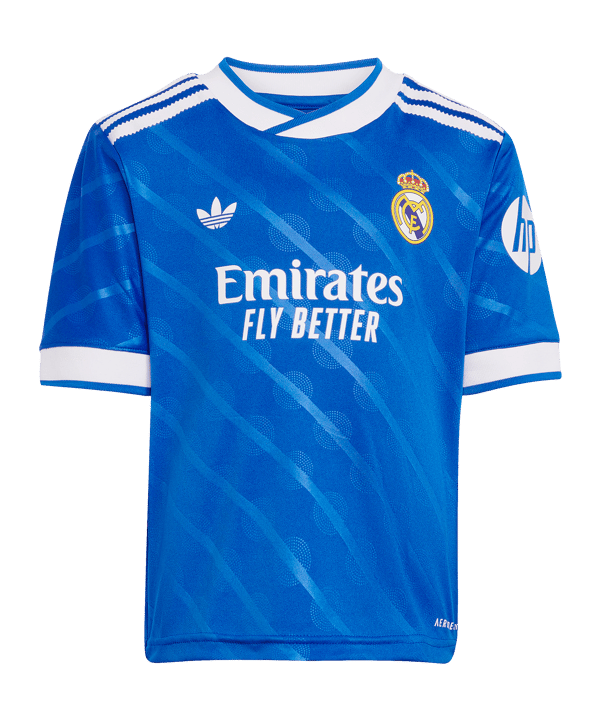 adidas Real Madrid Trikot Set 3rd 2025/2026 Kids Blau - blau