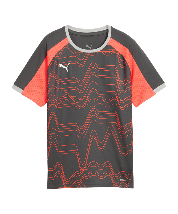 PUMA Individualliga Graphic Maglietta Kids Grigio C10 - grigio