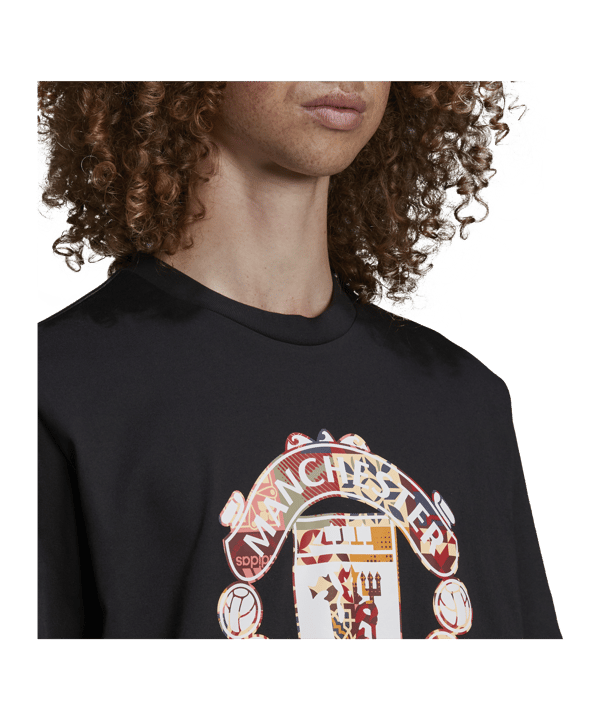 adidas Manchester United CNY T-Shirt Schwarz - schwarz