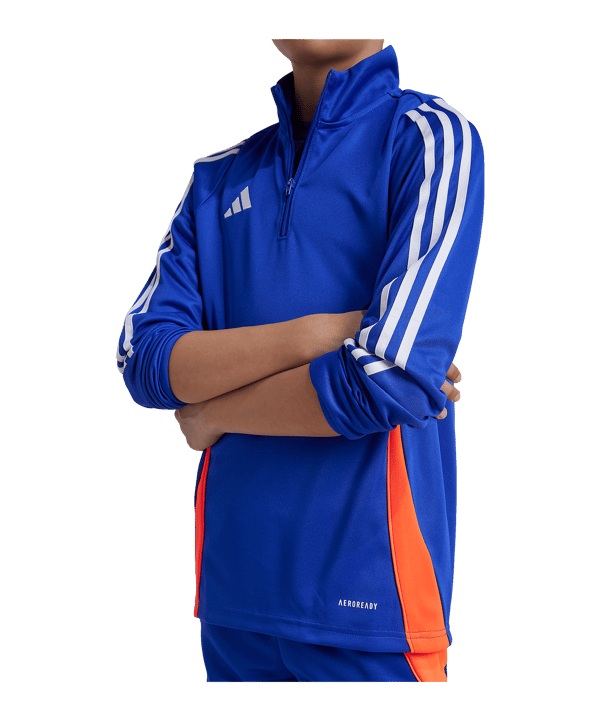 adidas Tiro 24 Trainingsjacke Kids Blau - blau