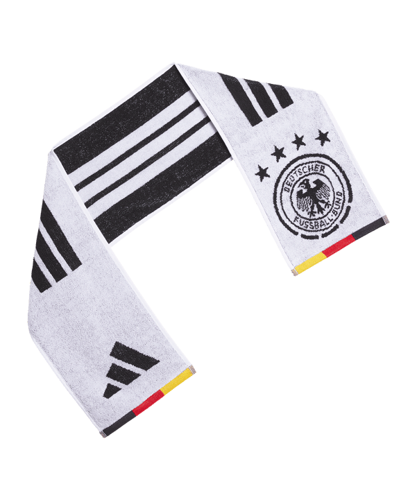 adidas DFB Deutschland Fan Schal Weiß - weiss