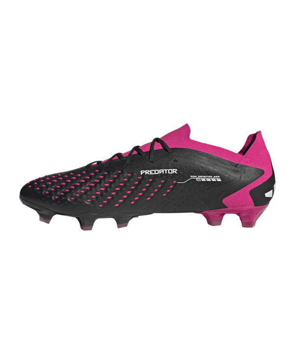 adidas Predator Accuracy.1 L FG Own Your Football Schwarz Weiss Pink - schwarz
