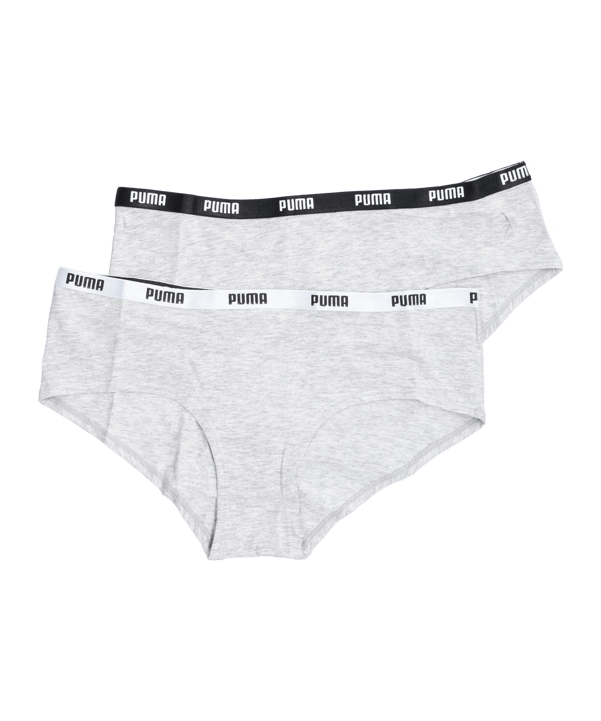 PUMA Iconic Hipster 2er Pack Damen Grau F328 - grau