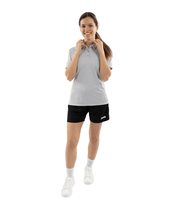 JAKO Uni Polo Damen Grau F522 - grau