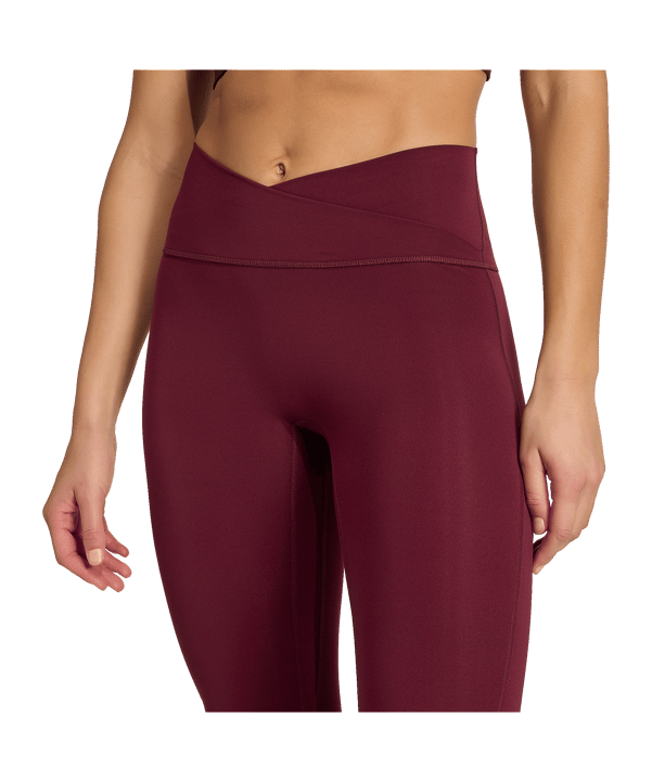 adidas All me 7/8 X-Over Leggings Damen Rot - rot