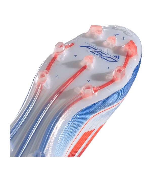 adidas F50 Elite LL FG Advancement Weiss Rot - weiss