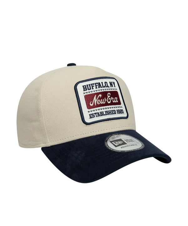 New Era Ne Patch Suede Eframe Cap Beige - beige