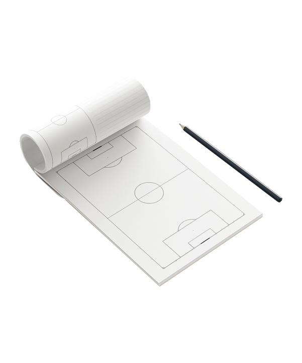 Cawila PRO 50 Blatt A5 Notepad Lehrblock Weiss - weiss