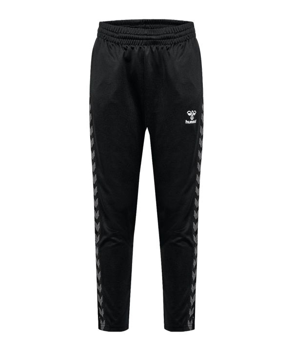 Hummel hmlAuthentic PL Trainingshose Kids Schwarz F2001 - schwarz