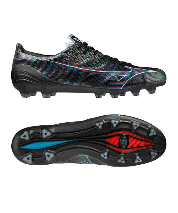 Mizuno Alpha Made In Japan Schwarz Rot F01 - schwarz