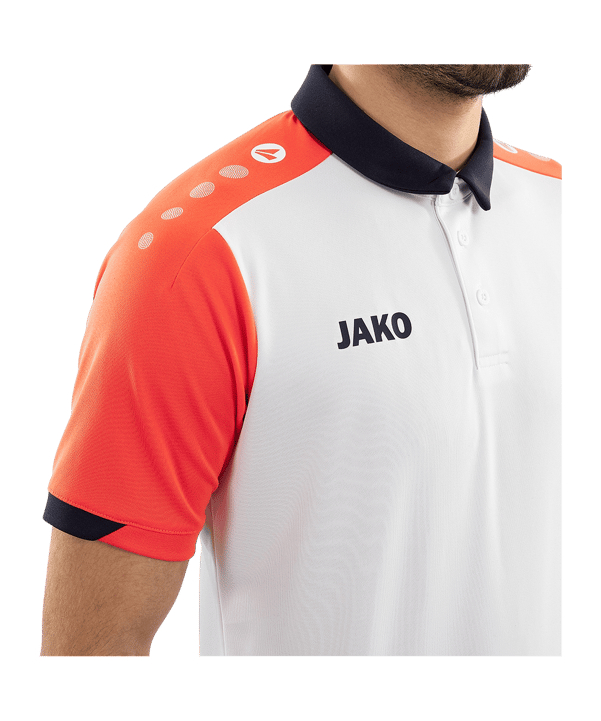 JAKO Dynamic Polo Weiß F026 - weiss