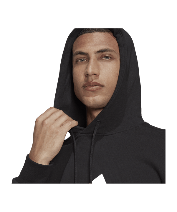 adidas 3B Hoody Schwarz Weiss - schwarz