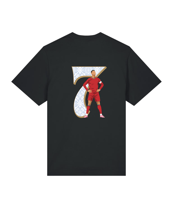 11teamsports Portugal "SIUUU!" T-Shirt WM 2026 Schwarz - schwarz