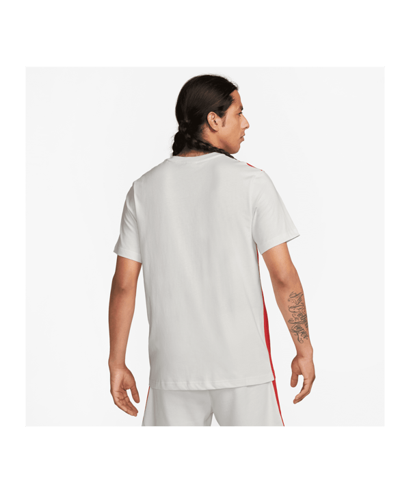 Nike Air T-Shirt Weiss Rot F121 - weiss