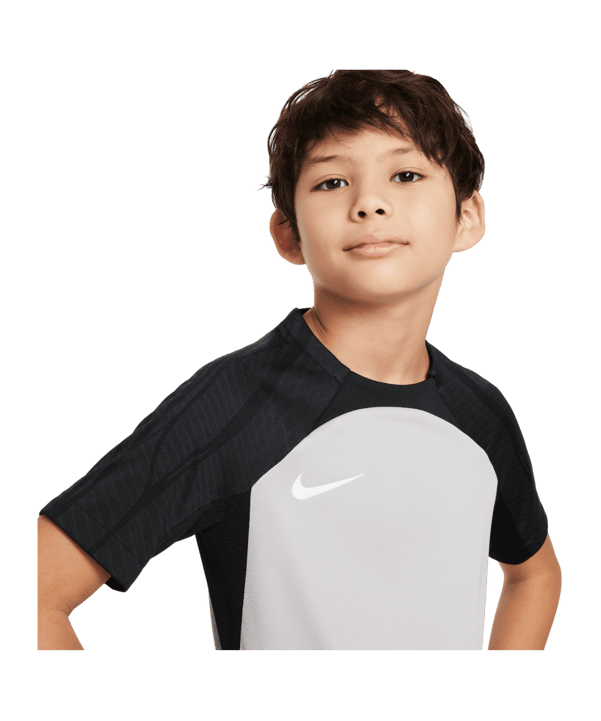 Nike Strike III Trikot Kids Grau Schwarz F052 - grau