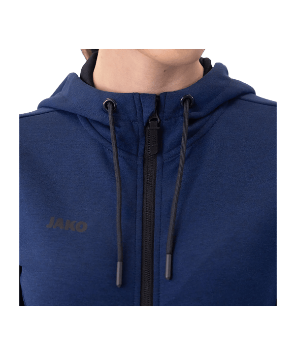 JAKO Premium Basic Giacca con cappuccio Donna Blu C49 - blu