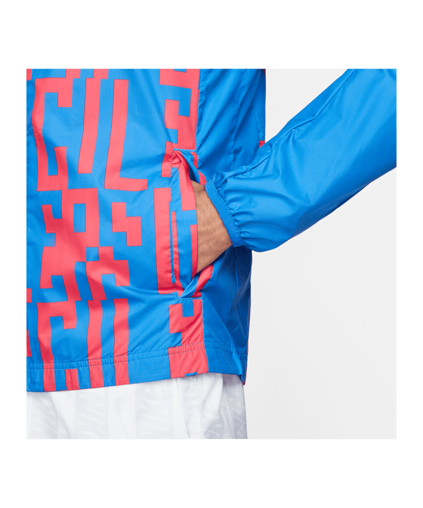 Nike FC Barcelona Trainingsjacke Blau F403 - blau