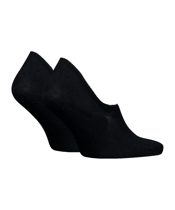 PUMA Füsslinge 2er Pack Socken Schwarz F001 - schwarz