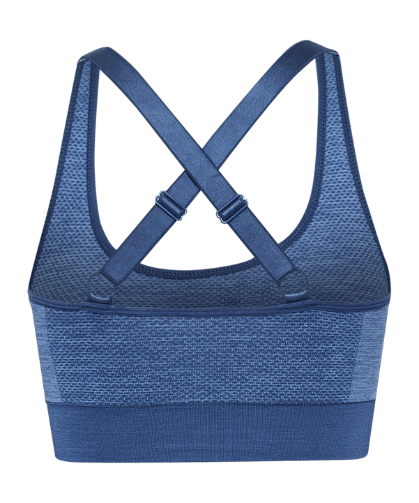 Hummel Mt Shine Seamless Sport-BH Damen Blau F7530 - blau