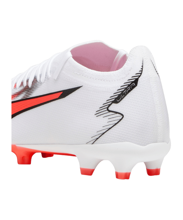 PUMA ULTRA Match FG/AG Breakthrough Weiss Rot F01 - weiss