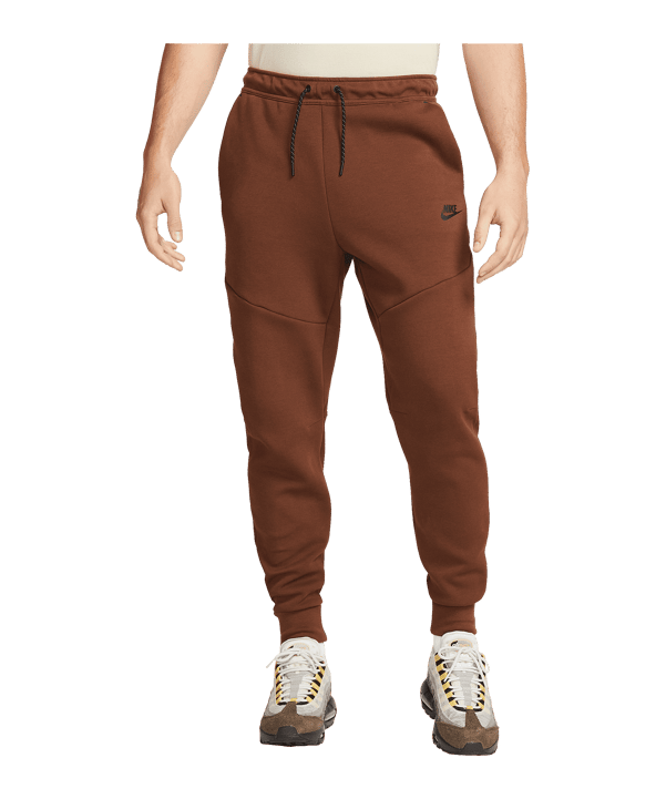 Nike Tech Fleece Jogginhose Braun Schwarz F259 - braun