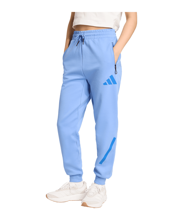 adidas Z.N.E. Hose Damen Blau - blau