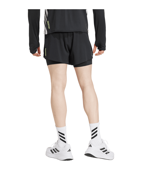 adidas Adizero 2in1 short noir - noir