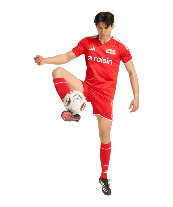 adidas 1. FC Union Berlin Pantaloncini Home 2026/2027 Rosso - rosso