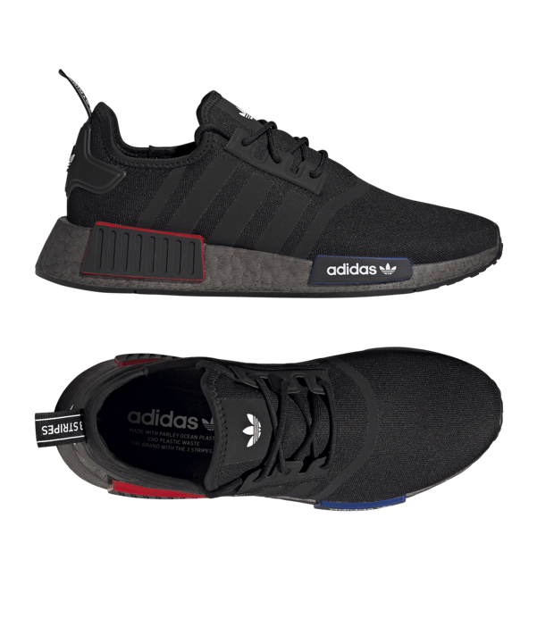 adidas Originals NMD R1 Schwarz Rot - schwarz