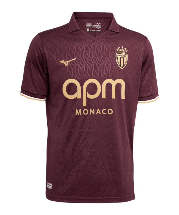 Mizuno AS Monaco Trikot Away 2026/2027 Lila F72 - lila