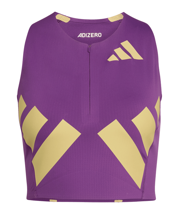 adidas Adizero Road To Records Canottiera Donna Viola - lilla