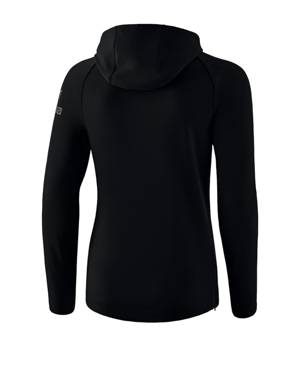 Erima Essential Kapuzensweat Damen Schwarz Grau - schwarz