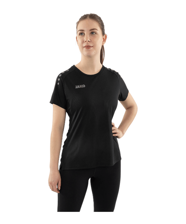 JAKO Light Flow T-Shirt Damen Schwarz F800 - schwarz