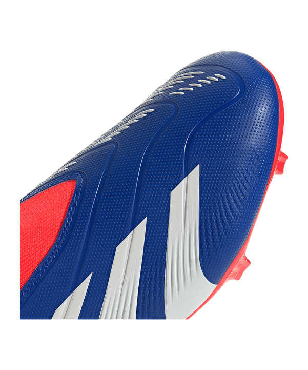 adidas Predator League LL FG Advancement Blau Weiss - blau