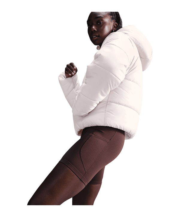 Nike Synthetic Puffer Jacke Damen Beige F104 - beige