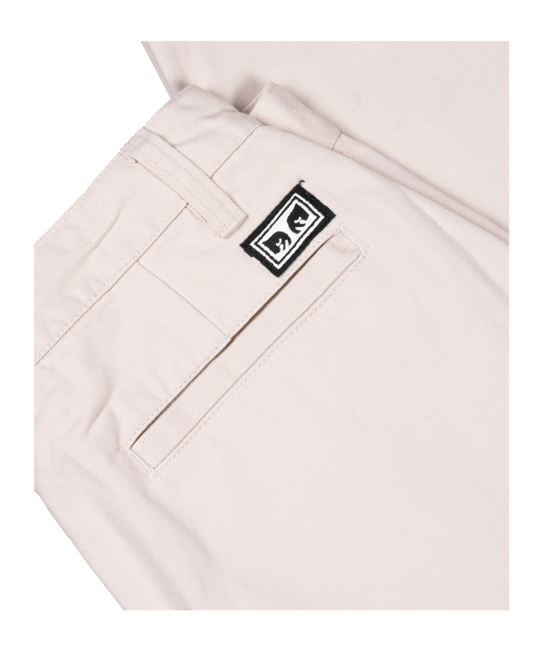 Obey Estate Hose Beige - braun