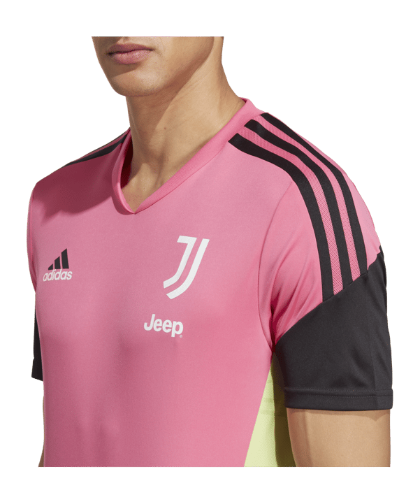 adidas Juventus Turin Trainingsshirt Pink - pink