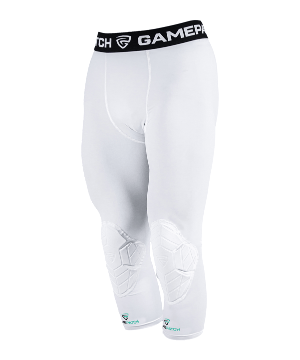 Gamepatch 3/4 Knee Padding Tight Tight Weiß - weiss