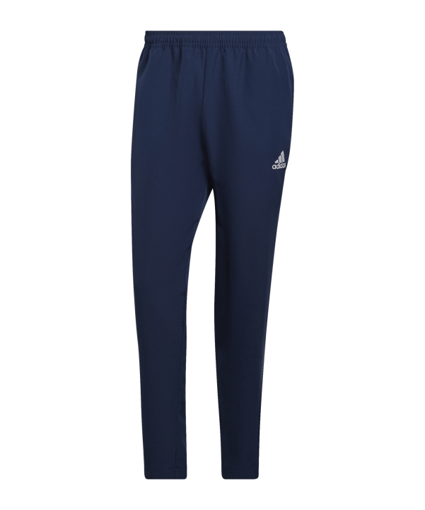 adidas Entrada 22 Präsentationshose Blau Weiss - blau
