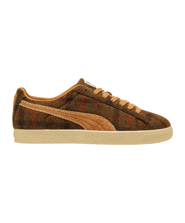 PUMA Clyde Harris Tweed Sneaker Braun F02 - braun