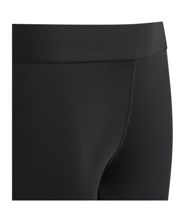 adidas Techfit Short Tight Kids Schwarz - schwarz