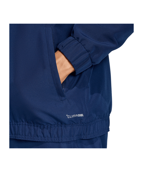 adidas Entrada 26 Präsentationsjacke Dunkelblau - weiss