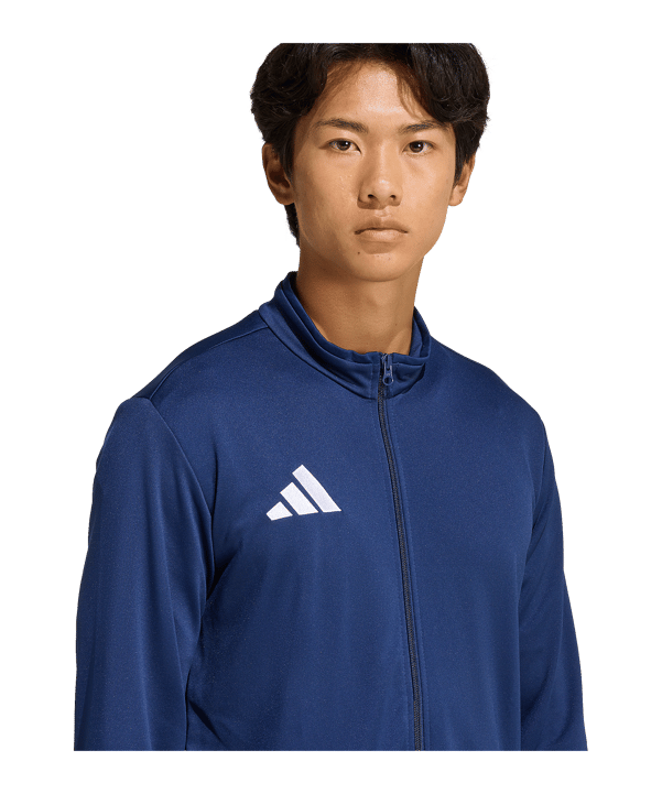 adidas Entrada 26 Trainingsjacke Dunkelblau - weiss