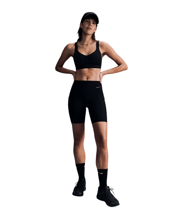 Nike Indy High Support Sport-BH Damen Grau F010