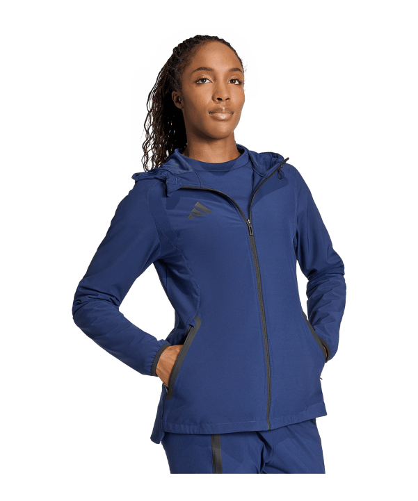 adidas Trivo Travel Windjacke Damen Blau - blau