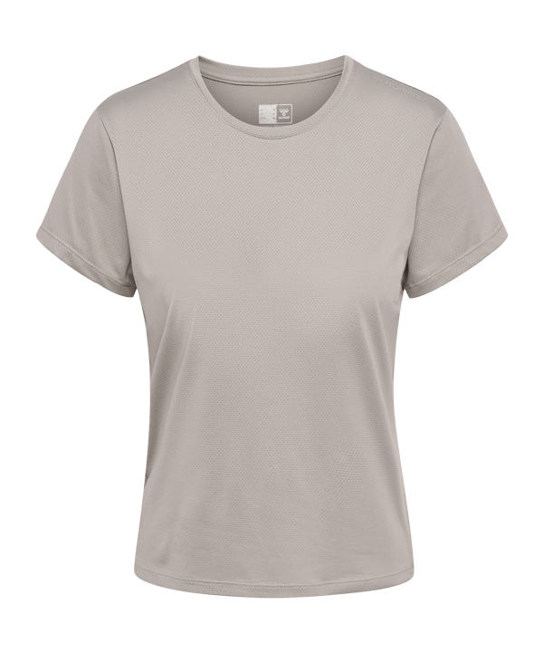 Hummel Mt Aura Mesh T-Shirt Damen Grau F2540 - grau