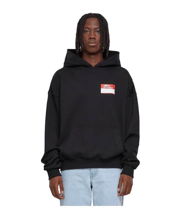 Mister Tee Hey! My Name Is Oversize Hoody Schwarz - schwarz